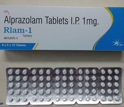 Rlams 1mg (Alprazalam) 6 Stripes